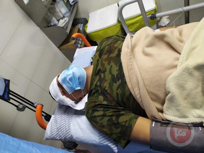 اصابة احد افراد قوى الأمن الفلسطيني في بلاطة