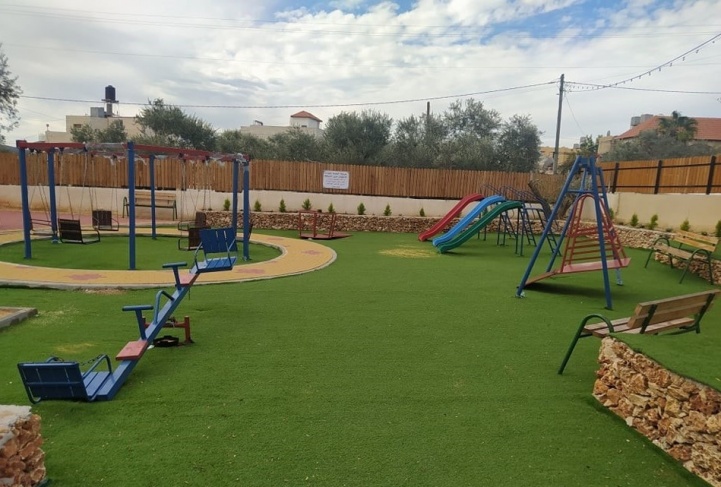 افتتاح منتزه وحديقة الاطفال ذوي الاعاقة في مدينة سلفيت 