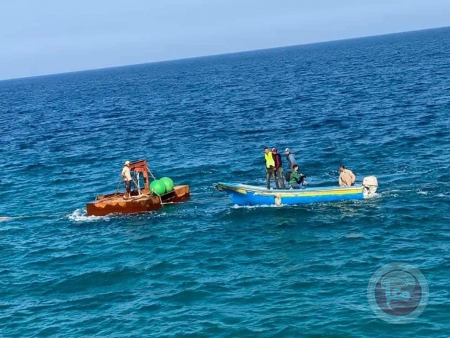 غزة: بدء مشروع تركيب اقفاص بحرية على مسافه 4 ميل بحري