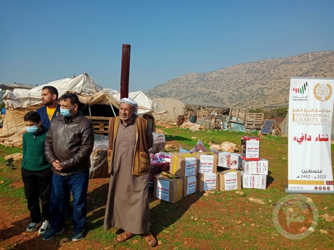 طوباس: هيئة الأعمال الخيرية تطلق حملة &quot;شتاء دافئ في فلسطين&quot; من العقبة