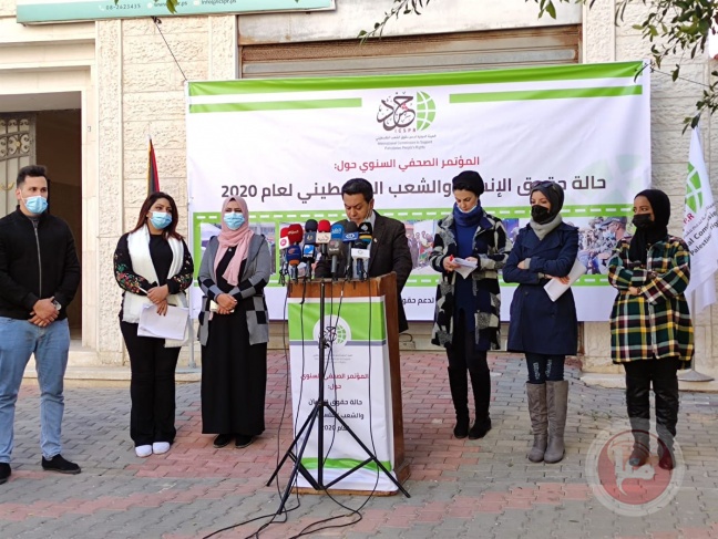 حشد : العام 2020 الاسوا في ملف حقوق الانسان بالاراضي الفلسطينية المحتلة