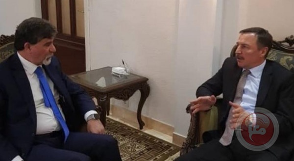 السفير عبد الهادي يبحث مع السفير الروسي لدى سوريا آخر التطورات في فلسطين