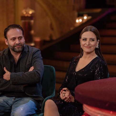 ريهام عبد الغفور تظهر برفقة زوجها لأول مرة في برنامج تليفزيوني