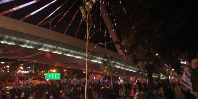 للأسبوع الـ31 على التوالي مظاهرات حاشدة ضد نتنياهو