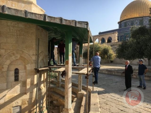 الأردن يعلن استئناف عملية الإعمار في المسجد الأقصى 