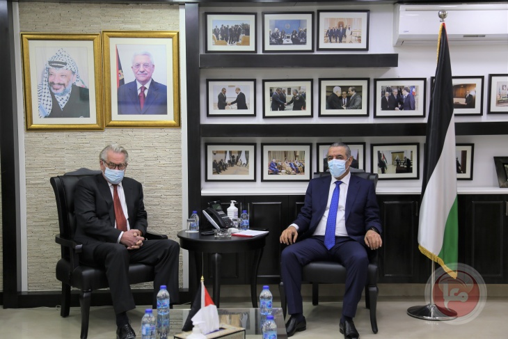 الشيخ يستقبل المبعوث الاممي الجديد الخاص لعملية السلام