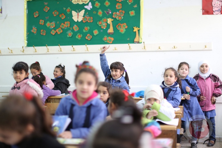 عودة طلاب الاونروا الى مدارسهم بغزة