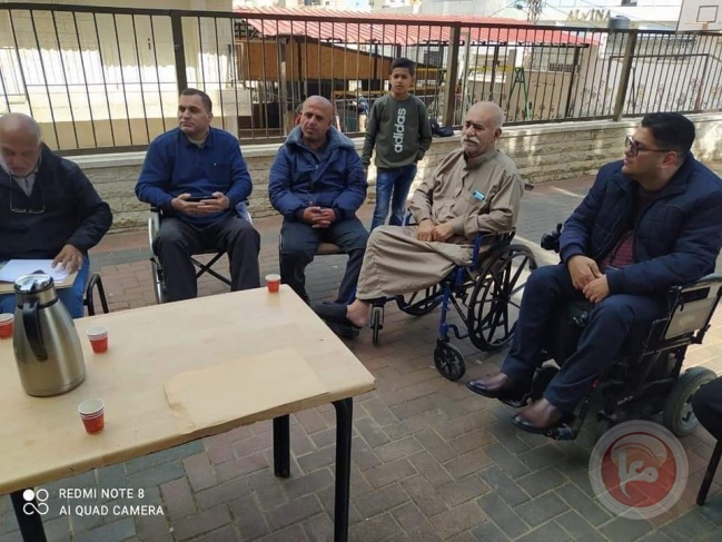 اجتماع جرحى الثورة الفلسطينية في محافظة طولكرم