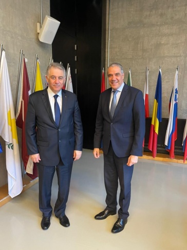 دبور يلتقي سفير الاتحاد الاوروبي في لبنان