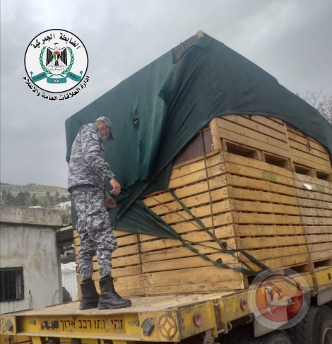 ضبط اكثر من 28 طن بطاطا قادمة من اسرائيل في محافظة نابلس   