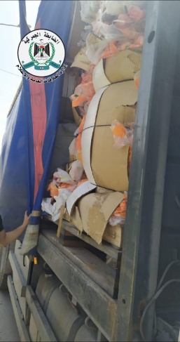 ضبط 8 طن مخلفات مصانع بلاستيكية قادمة من إسرائيل في محافظة طولكرم