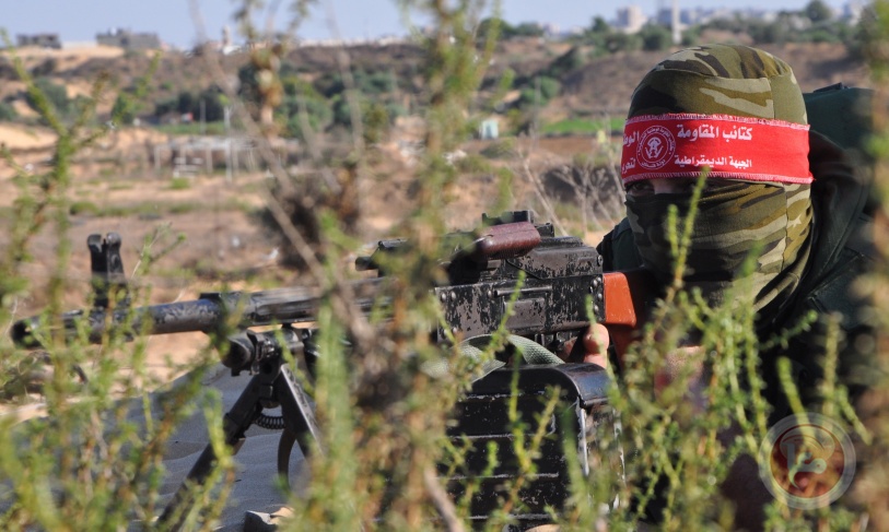 مناورة عسكرية لكتائب المقاومة الوطنية في غزة 