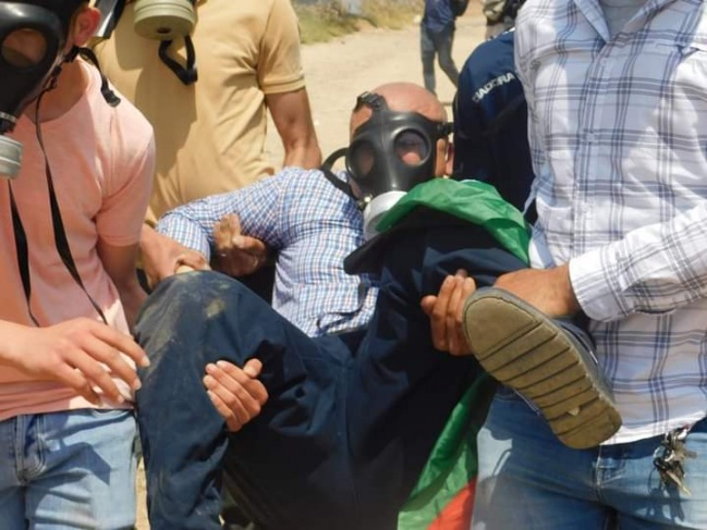 اصابات بالمطاط خلال مواجهات مع الاحتلال في بيت دجن