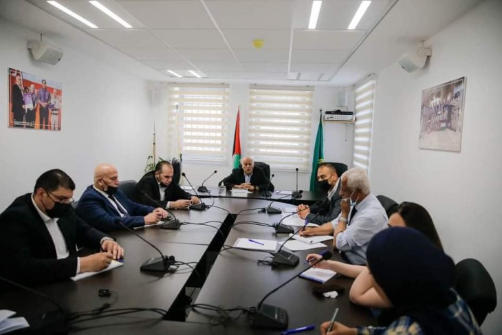 جبريل الرجوب يترأس اجتماعا لكادر الأمانة العامة لجمعية الكشافة الفلسطينية