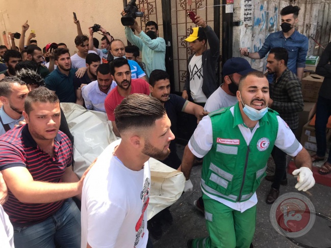 فيديو- اغتيال ثلاثة من سرايا القدس في قصف منزل غرب غزة