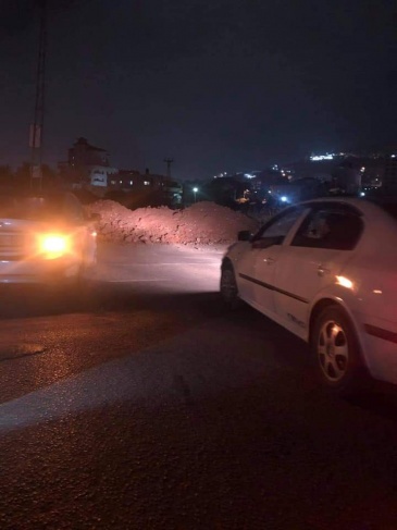 الإحتلال يغلق كافة الطرق المؤدية إلى قرى جنوب نابلس