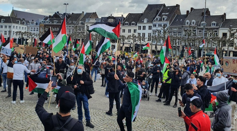 مظاهرات حاشدة في هولندا نصرة لفلسطين