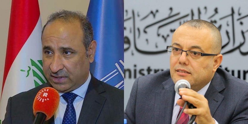 وزير الثقافة العراقي يندد بجرائم الاحتلال بحق شعبنا