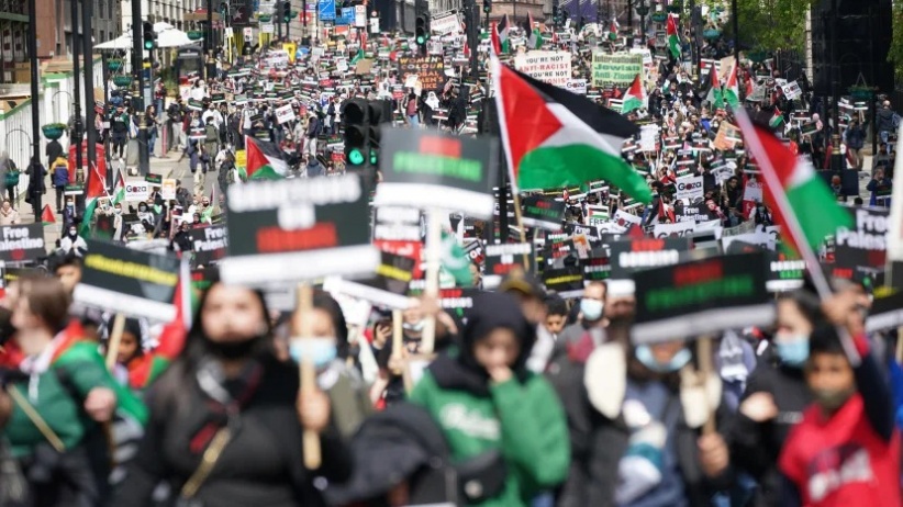 Saturday marches in support of Gaza in 120 cities in 45 countries