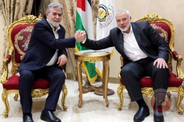 Haniyeh calls Al-Nakhal to agree on a unified response to the ceasefire agreement