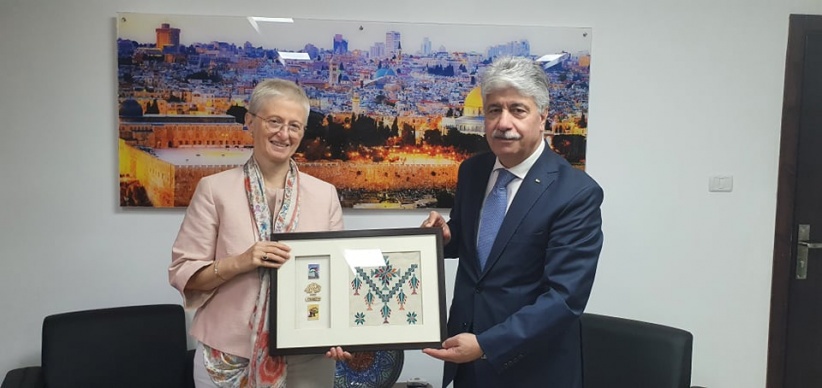 مجدلاني يدعو بلجيكا  قيادة جهودا سياسية باطلاق مبادرة للاعتراف بالدولة الفلسطينية 
