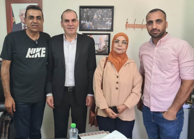 أمين عام المجلس الأعلى للشباب والرياضة يستقبل وفد الاتحاد الدولي للملاكمة العربية