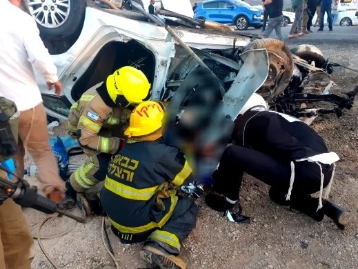 وفاتان وإصابتان خطيرتان بحادث سير جنوب نابلس