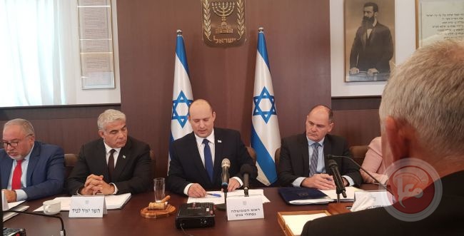 تقديرات اسرائيلية: حكومة نفتالي بينيت قد تحل بسبب مطالب ادارة بايدن