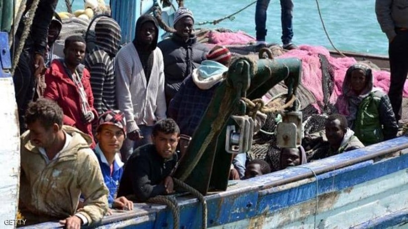 غرق 43 مهاجرا في المتوسط قبالة تونس