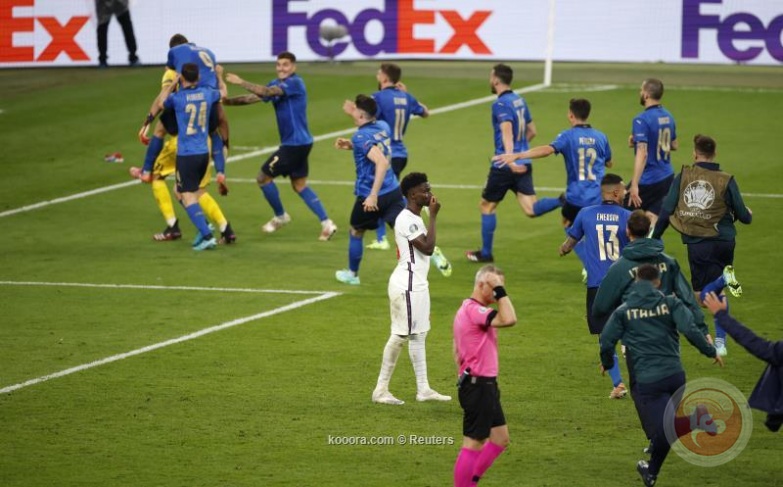 ركلات الترجيح تمنح إيطاليا لقب يورو 2020