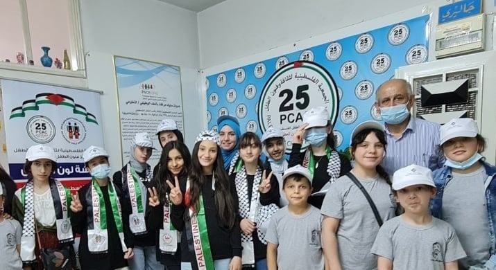 اختتام (مخيم ياسر عرفات 2021) في مركز فنون الطفل بالخليل
