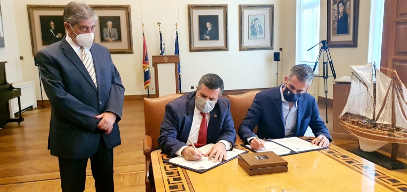 توقيع اتفاقية تجديد التوأمة بين أثينا وبيت لحم