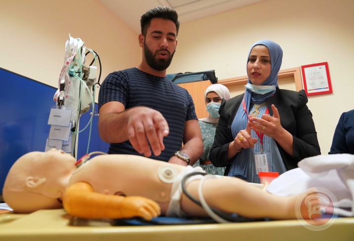 مركز القلب في الجامعة العربية الأمريكية يعقد دورة إنعاش قلب متقدمة للأطفال