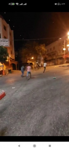 تضامنا مع الاسرى- اندلاع مواجهات وسط الخليل
