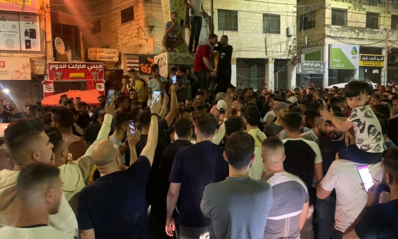 مسيرات في جنين اسنادًا للأسرى واندلاع مواجهات على &quot;حاجز الجلمة&quot;