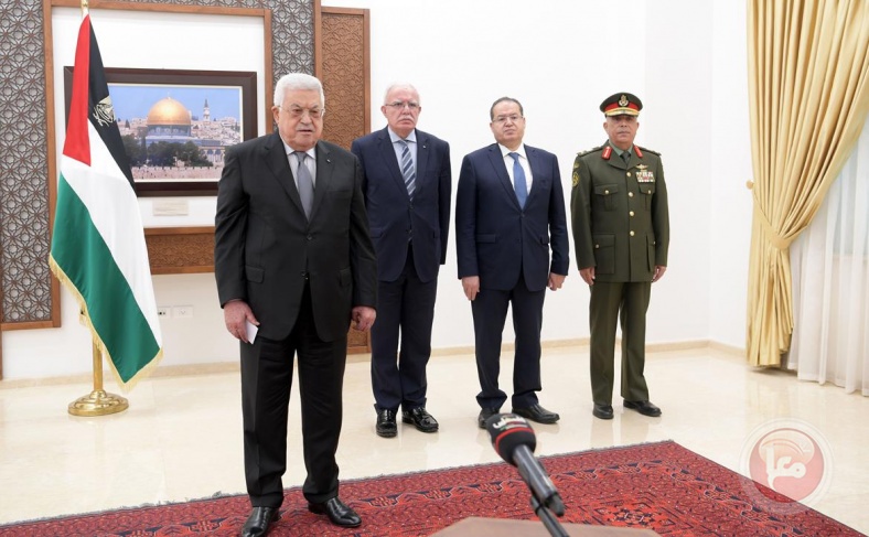 الرئيس يتقبل أوراق اعتماد 9 من السفراء المعتمدين لدى فلسطين