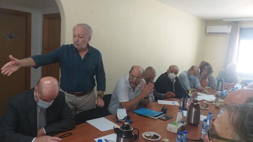 لجنة التواصل مع المجتمع الإسرائيلي تستقبل 15 ناشطا من أنصار السلام الاسرائيليين