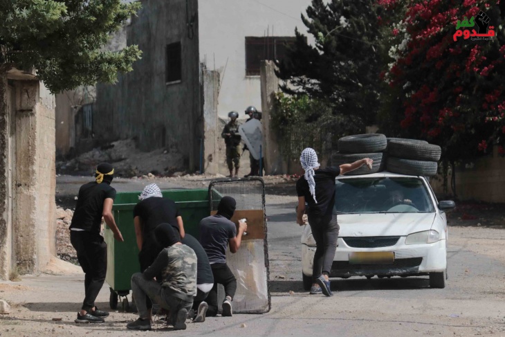 4 اصابات برصاص الاحتلال خلال قمع جيش الاحتلال لمسيرة كفر قدوم