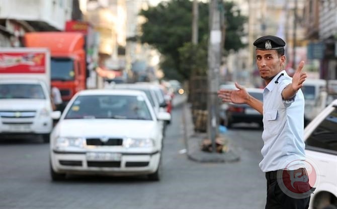 المرور بغزة: 29 إصابة بـ 58 حادث سير الأسبوع الماضي