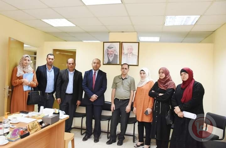 نائب محافظ سلفيت يزور مديرتي الثقافة والتنمية