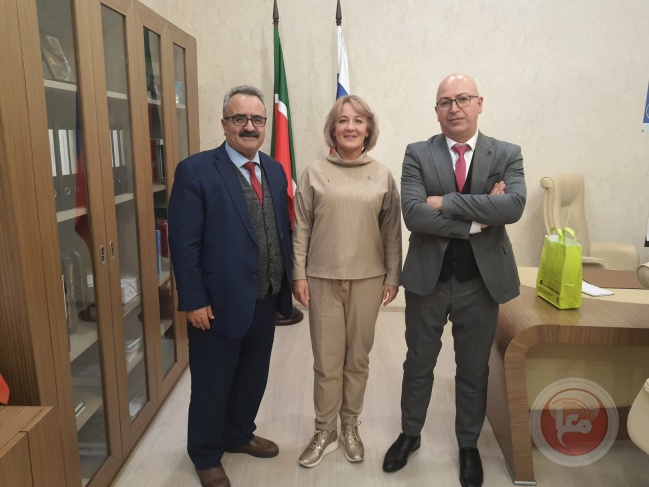 مدير جامعة القدس المفتوحة في بيت لحم يزور روسيا