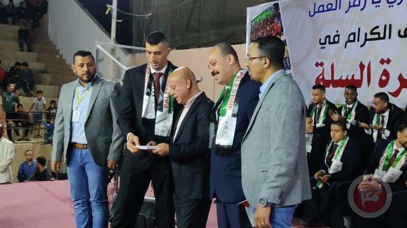 الإعلان عن جمع 81 الف دولار لصالح إنشاء صالة مغلقة لكرة السلة بالمغازي