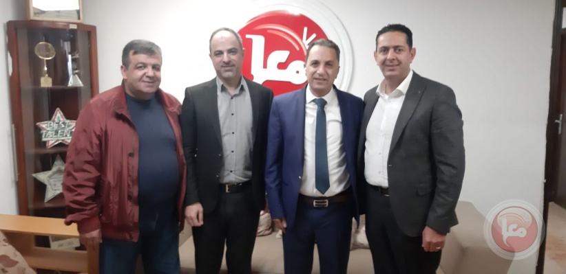 شبكة معا تستقبل رئيس جامعة فلسطين الأهلية