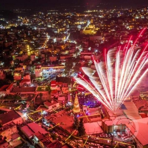 احتفالات مدينة الناصرة باعياد الميلاد