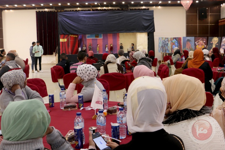 الاتحاد العام للمراكز الثقافية ينظم حفلا ختاميا لمشروع حاضنات ثقافية في قطاع غزة