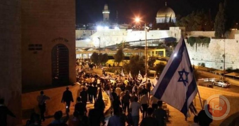 مستوطنون ينظمون مسيرة استفزازية بالبلدة القديمة بالقدس 