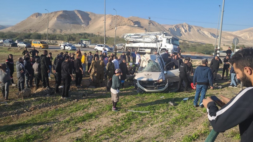 مصرع 7 مواطنين بحادث سير قرب فصايل شمال أريحا