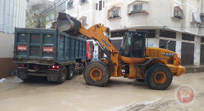 بلدية غزة: كثافة مياه الأمطار رفعت منسوب المياه في المناطق المنخفضة 