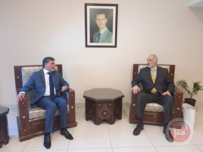 عبد الهادي يبحث مع نائب وزير الخارجية السوري آخر تطورات القضية الفلسطينية
