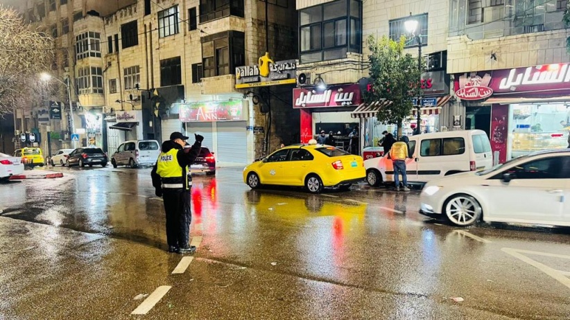 &quot;الشرطة&quot; تسجل 97 حادثا مروريا خلال المنخفض الجوي